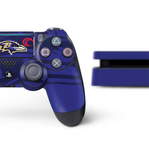 NFL Baltimore Ravens Double Vision PS4 Slim Bundle Skin