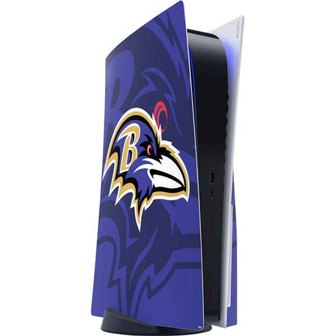 NFL Baltimore Ravens Double Vision PS5 Console Skin