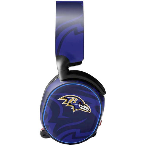NFL Baltimore Ravens Double Vision SteelSeries Arctis 3 Skin