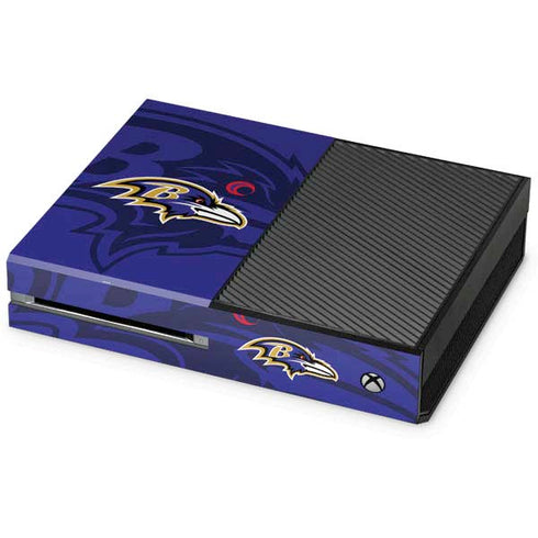 NFL Baltimore Ravens Double Vision Xbox One Console Skin