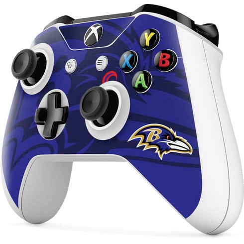 NFL Baltimore Ravens Double Vision Xbox One S Controller Skin