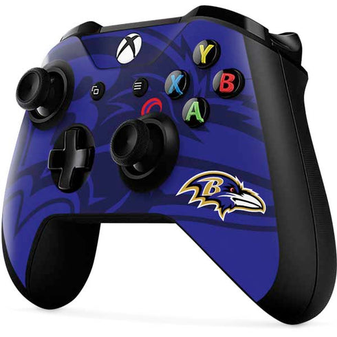 NFL Baltimore Ravens Double Vision Xbox One X Controller Skin