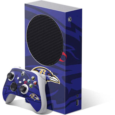 NFL Baltimore Ravens Double Vision Xbox Series S Skins