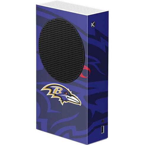 NFL Baltimore Ravens Double Vision Xbox Series S Console Skin