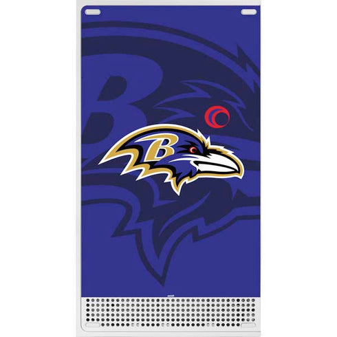 NFL Baltimore Ravens Double Vision Xbox Series S Console Skin