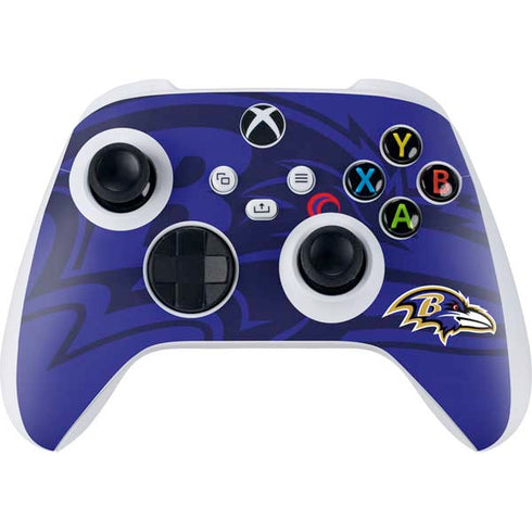 NFL Baltimore Ravens Double Vision Xbox Series S Controller Skin
