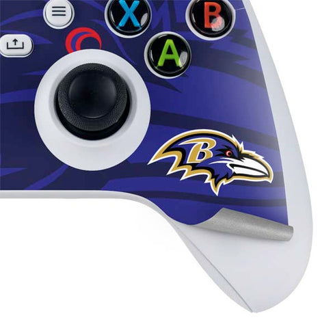 NFL Baltimore Ravens Double Vision Xbox Series S Controller Skin