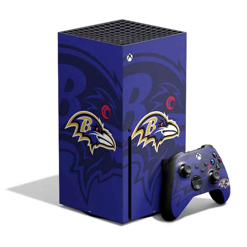 NFL Baltimore Ravens Double Vision Xbox Series X Bundle Skin