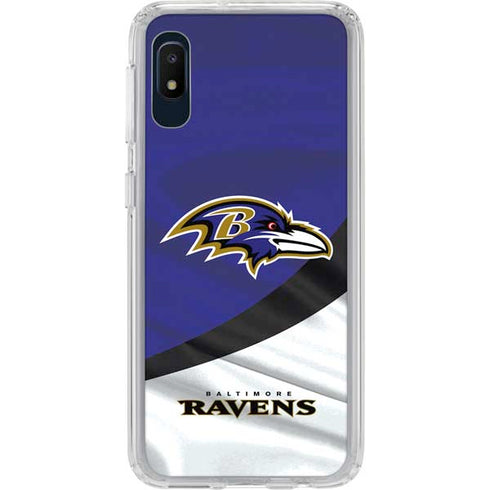 NFL Baltimore Ravens Galaxy A10e Clear Case