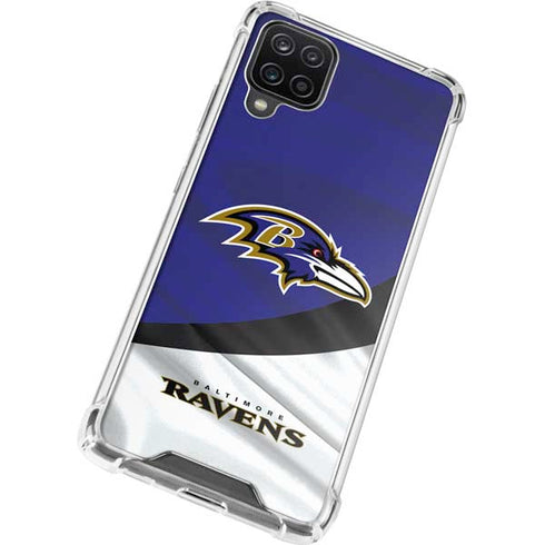 NFL Baltimore Ravens Galaxy A12 Clear Case