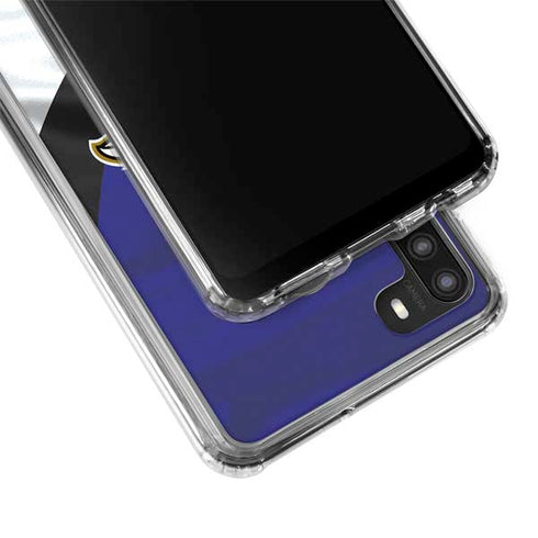 NFL Baltimore Ravens Galaxy A21 Clear Case