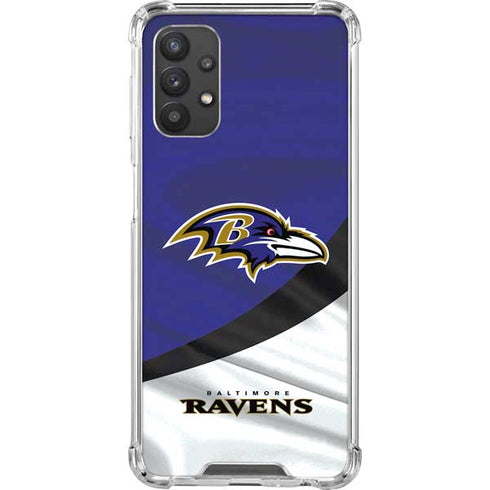 NFL Baltimore Ravens Galaxy A32 5G Clear Case