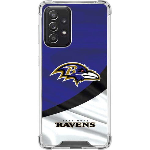 NFL Baltimore Ravens Galaxy A52 5G Clear Case