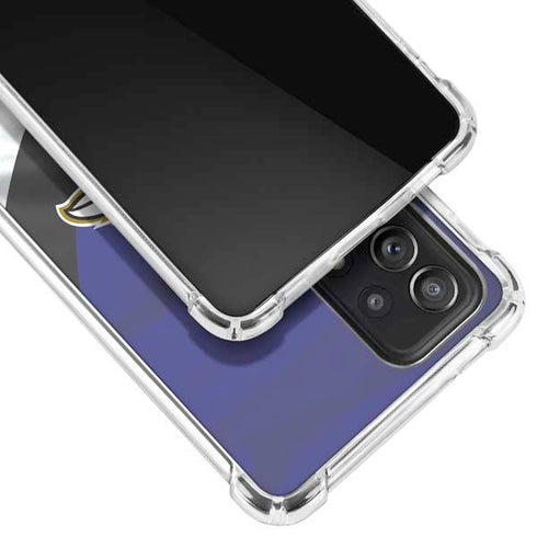 NFL Baltimore Ravens Galaxy A52 5G Clear Case