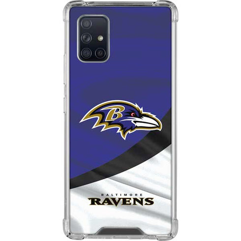 NFL Baltimore Ravens Galaxy A71 5G Clear Case