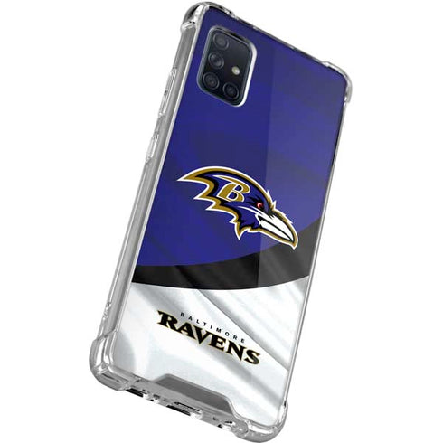 NFL Baltimore Ravens Galaxy A71 5G Clear Case