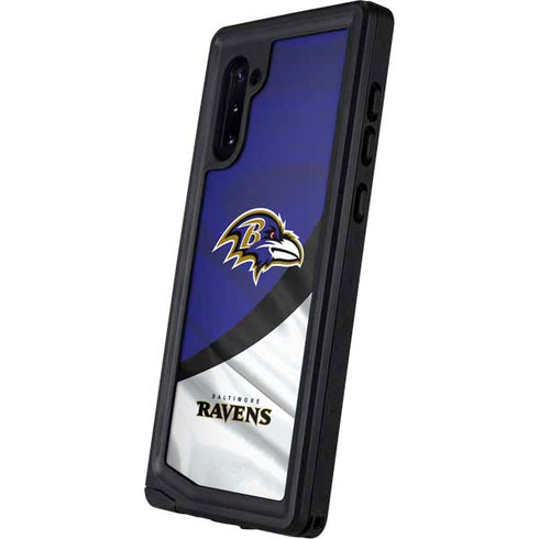 NFL Baltimore Ravens Galaxy Note 10 Waterproof Case
