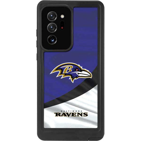 NFL Baltimore Ravens Galaxy Note20 Ultra 5G Waterproof Case