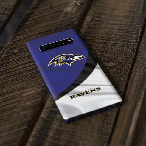 NFL Baltimore Ravens Galaxy S10 Plus Skin