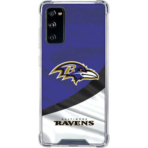 NFL Baltimore Ravens Galaxy S20 FE Clear Case