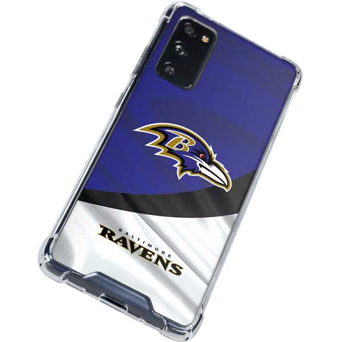 NFL Baltimore Ravens Galaxy S20 FE Clear Case