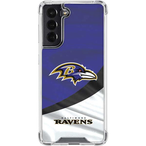 NFL Baltimore Ravens Galaxy S22 Clear Case