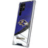 NFL Baltimore Ravens Galaxy S22 Ultra Clear Case