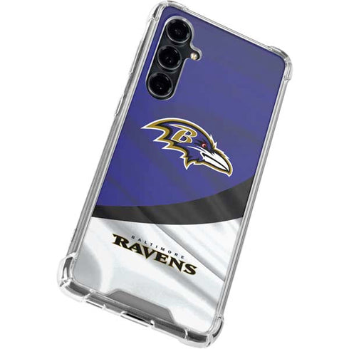 NFL Baltimore Ravens Galaxy S23 FE Clear Case