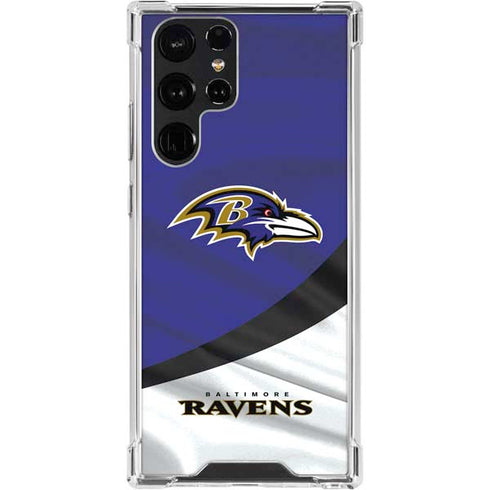 NFL Baltimore Ravens Galaxy S24 Ultra Clear Case