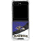 NFL Baltimore Ravens Galaxy Z Flip5 5G Clear Case