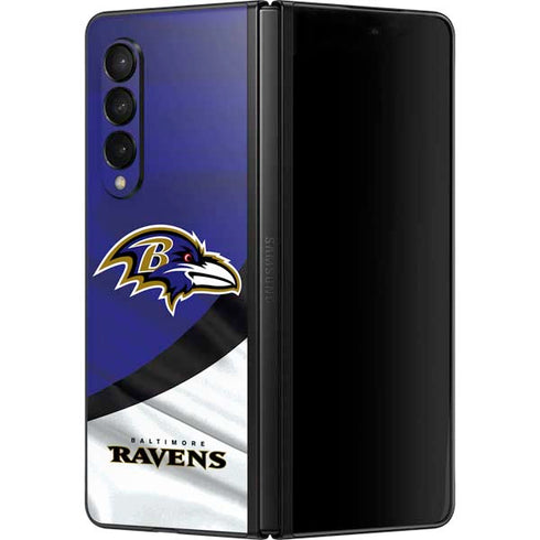 NFL Baltimore Ravens Galaxy Z Fold3 5G Skin