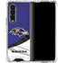 NFL Baltimore Ravens Galaxy Z Fold4 5G Clear Case