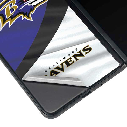NFL Baltimore Ravens Galaxy Z Fold4 5G Skin