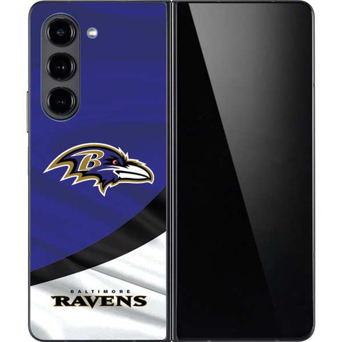 NFL Baltimore Ravens Galaxy Z Fold5 5G Skin