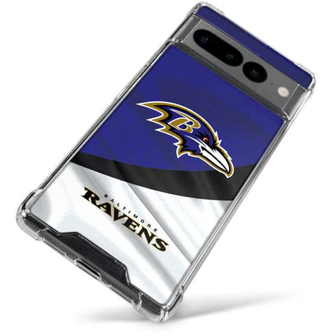 NFL Baltimore Ravens Google Pixel 7 Pro Clear Case