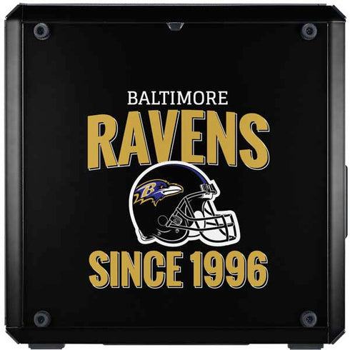 NFL Baltimore Ravens Helmet Cooler Master MasterBox Q300L Mini Tower Skin