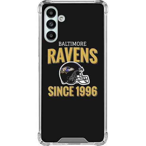 NFL Baltimore Ravens Helmet Galaxy A13 5G Clear Case