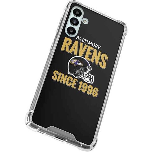 NFL Baltimore Ravens Helmet Galaxy A13 5G Clear Case