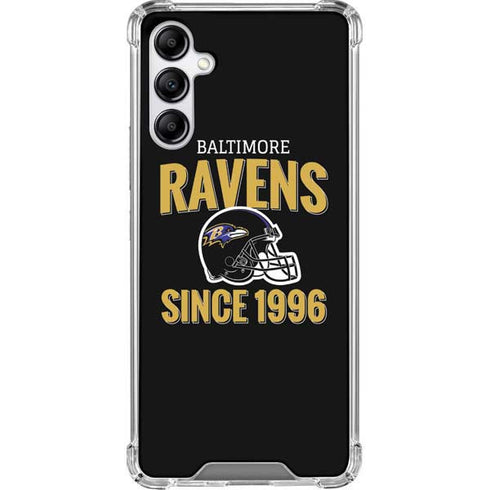 NFL Baltimore Ravens Helmet Galaxy A14 5G Clear Case