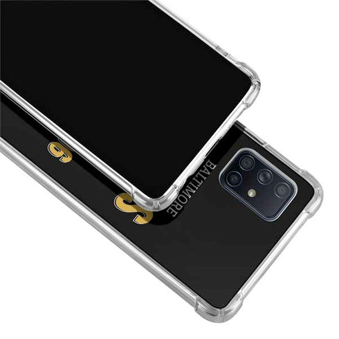 NFL Baltimore Ravens Helmet Galaxy A51 5G Clear Case