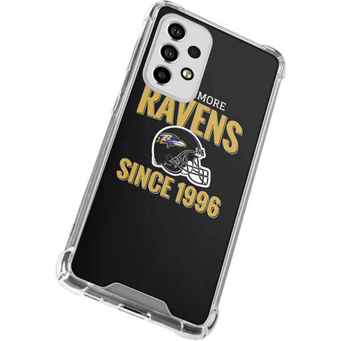 NFL Baltimore Ravens Helmet Galaxy A53 5G Clear Case