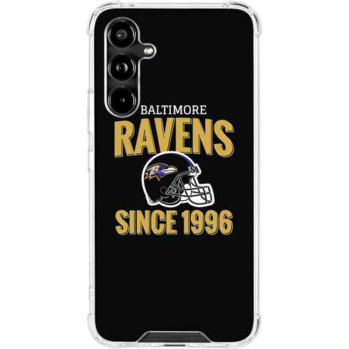 NFL Baltimore Ravens Helmet Galaxy A54 5G Clear Case
