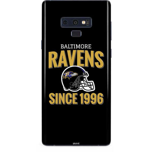 NFL Baltimore Ravens Helmet Galaxy Note 9 Skin