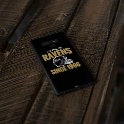 NFL Baltimore Ravens Helmet Galaxy Note 9 Skin