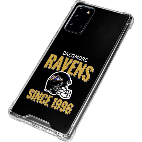 NFL Baltimore Ravens Helmet Galaxy Note20 5G Clear Case