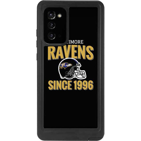 NFL Baltimore Ravens Helmet Galaxy Note20 5G Waterproof Case