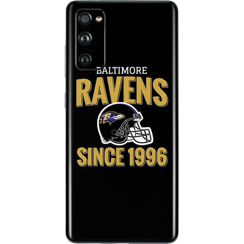 NFL Baltimore Ravens Helmet Galaxy S20 Fan Edition Skin