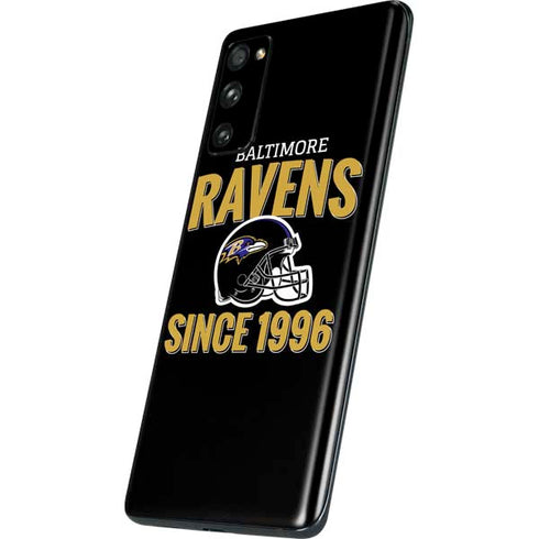 NFL Baltimore Ravens Helmet Galaxy S20 Fan Edition Skin