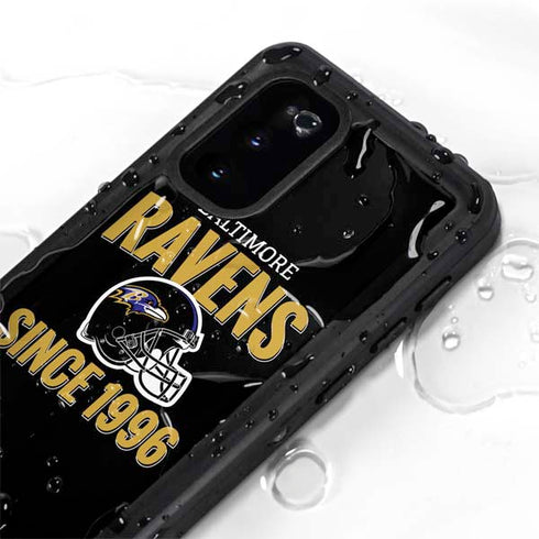 NFL Baltimore Ravens Helmet Galaxy S20 Waterproof Case