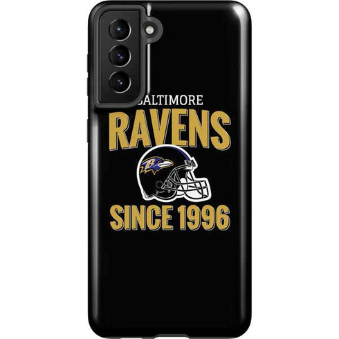 NFL Baltimore Ravens Helmet Galaxy S21 FE Pro Case